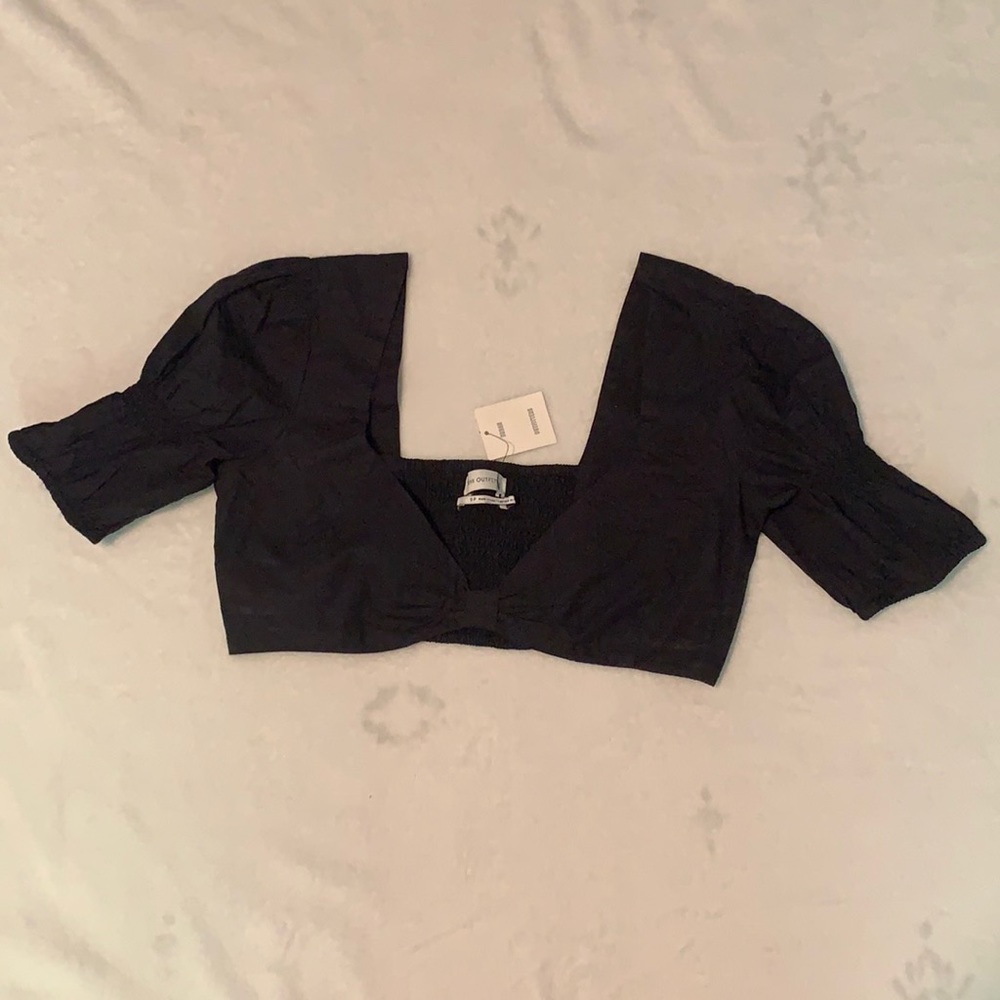 Black Urban Outfitters Top - Cropped - Stretchy Back